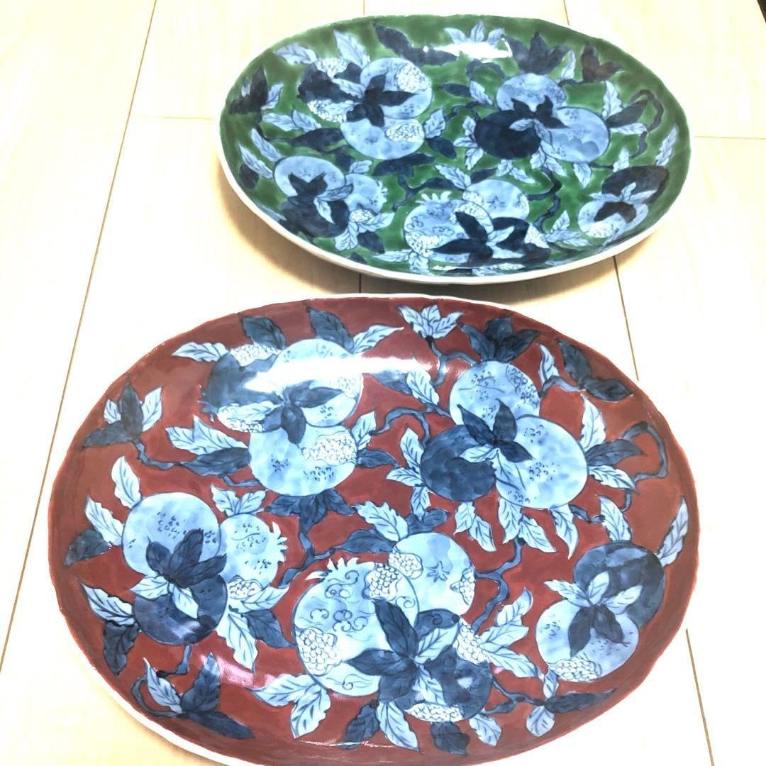 有田焼　陶祥窯　大皿　赤絵　盛り皿　飾り皿　プレート　おもてなし　パーティ 有田焼 陶祥窯 大皿 赤絵 盛り皿 飾り皿 プレート おもてなし パーティ